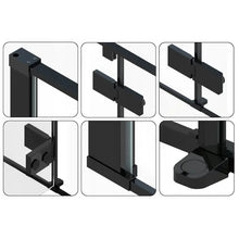 Zuhanykabin Fargo black Mat