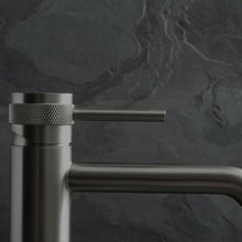 Fürdőszobai csaptelep Rea Lungo Grip Gun Grey Low