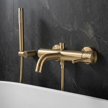 Fürdőkád csaptelep Rea Lungo Diamond Brush Gold