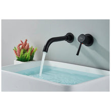 Falra szerelhető csaptelep Rea Lungo LONG black mat + box