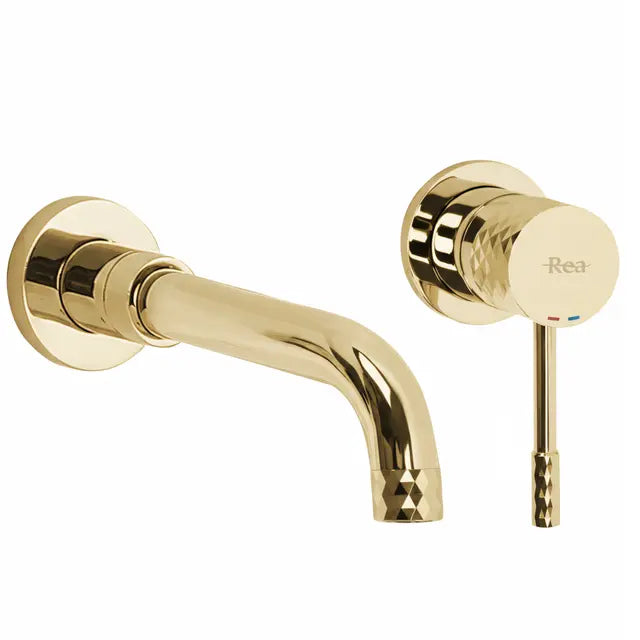 Falra szerelhető csaptelep Rea Lungo Diamond Gold + BOX