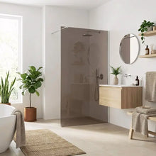 Zuhanyfal Rea Flexi Brown / Chrome
