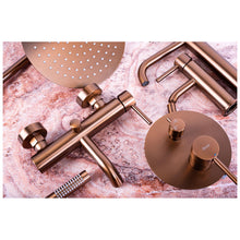 Bidé csaptelep Lungo Copper Brush