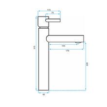 Fürdőszobai csaptelep Rea Tess high