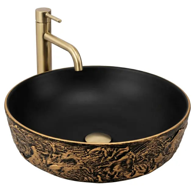 Pultos mosdókagyló Rea Babilon Gold