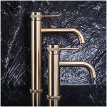 Fürdőszobai csaptelep Rea Lungo Grip Brush Gold Low