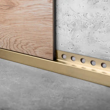 Szemközti zuhanytálca profil 130cm Brush Gold