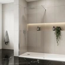 Zuhanyfal Rea Flexi Transparent / Chrome