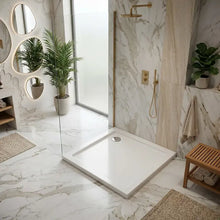 Zuhanytálca Rea Belmond White 80x80 Chrome