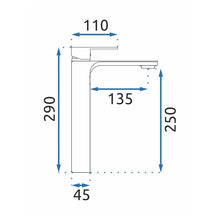 Fürdőszobai csaptelep REA Urban Gold High