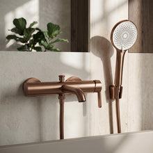 Fürdőkád csaptelep Rivo Ontario Side Brush Copper