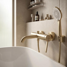 Fürdőkád csaptelep Rivo Brush Gold