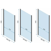 Zuhanykabin REA Rapid Slide Chrome