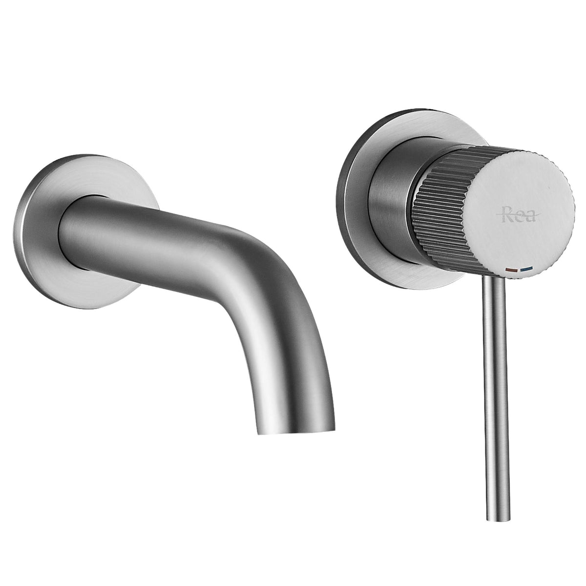 Falra szerelhető csaptelep Rea Lungo Stripe Brush Nickel