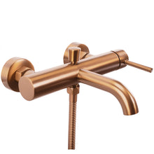 Fürdőkád csaptelep Rea Lungo Copper Brush
