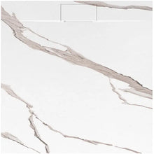 Zuhanytálca Bazalt CARRARA WHITE 90x90