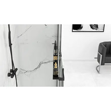 Zuhanyfal Rea Aero Black Mat + hanger EVO