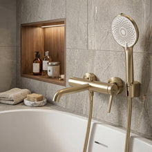 Fürdőkád csaptelep Rivo Brush Gold