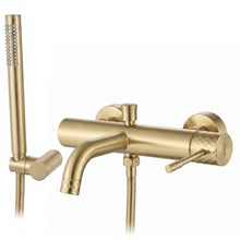 Fürdőkád csaptelep Rea Lungo Diamond Brush Gold