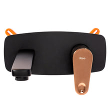 Fürdőszobai csaptelep Rea MILD BLACK ROSE GOLD + BOX