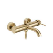 Fürdőkád csaptelep Rea Lungo Grip Brush Gold