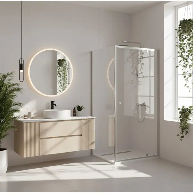 zuhanykabin Rea Primo Swing Chrome