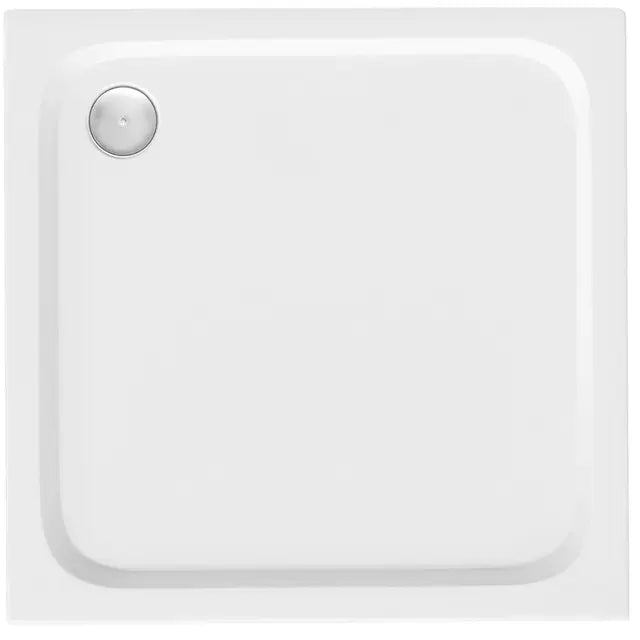 Zuhanytálca Rea Belmond White 80x80 Chrome