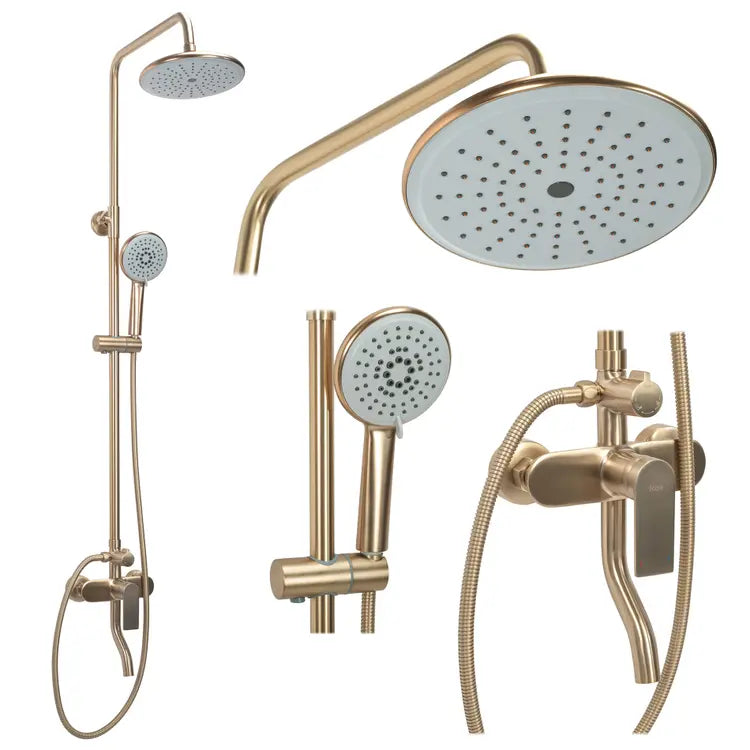 Zuhanyszett Rea VERSO BRUSHED GOLD
