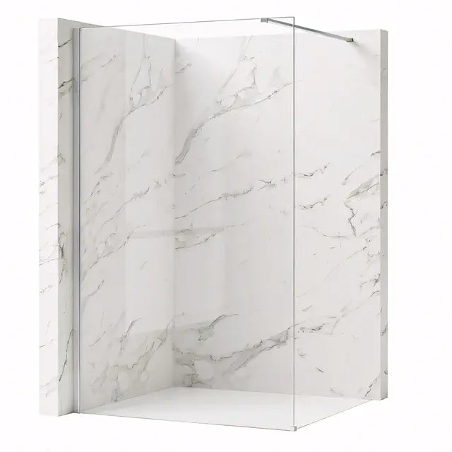 Zuhanyfal Rea Flexi Transparent / Chrome