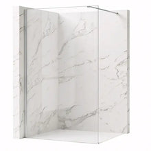 Zuhanyfal Rea Flexi Transparent / Chrome