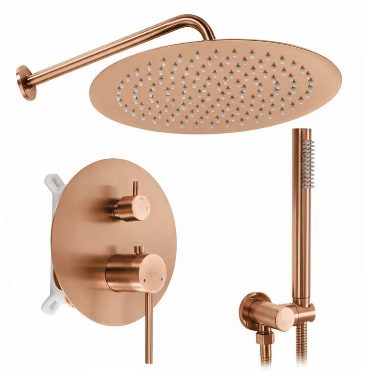 Zuhanyszett rejtett Rea Foss Clif Brush Copper + box