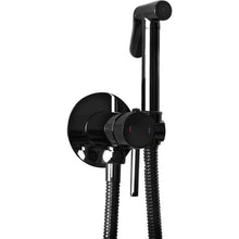 Bidé csap Lungo Loop Black Metallic