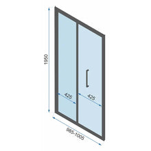 Sarok zuhanykabin Rapid Fold