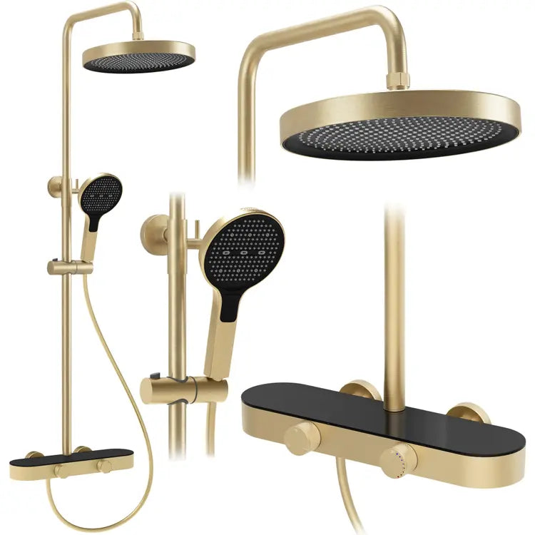 Zuhanyszett Rea Creo Brush Gold