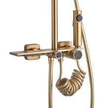 Zuhanyszett REA HELIX Brush Gold