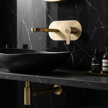 Falra szerelhető csaptelep REA Arcos Brush Gold