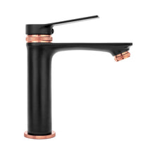 Fürdőszobai csaptelep Rea Viral Low Black Rose Gold