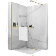 EVO GOLD BRUSH polc törölközőtartóval