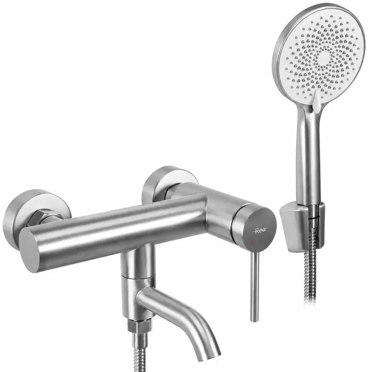 Fürdőkád csaptelep Clif Brush Nickel