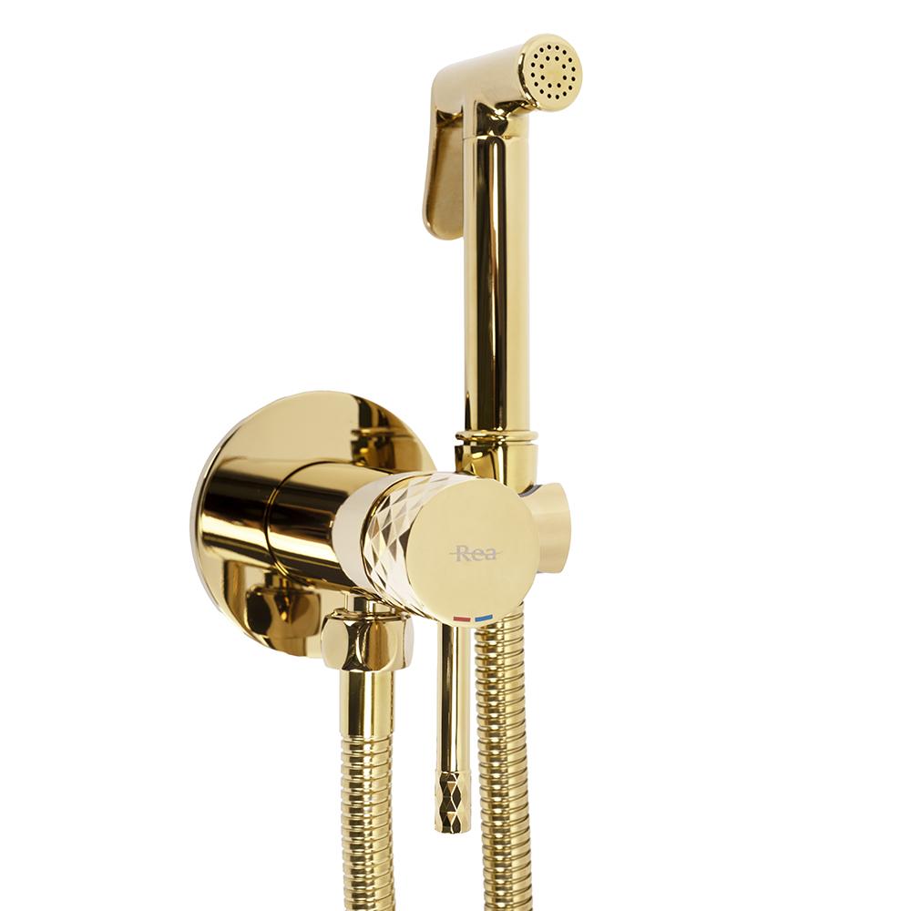 Bidé csap Lungo Loop Diamond Gold