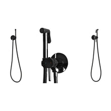 Bidé csap Lungo Loop Black Metallic