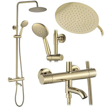 Termosztátos zuhanyszett Lungo Diamond Gold