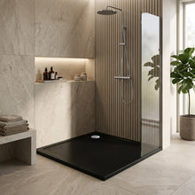 Akril zuhanytálca Rea Savoy black 80x80