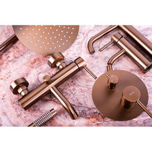 Zuhanyszett rejtett Rea Lungo Copper Brush + box