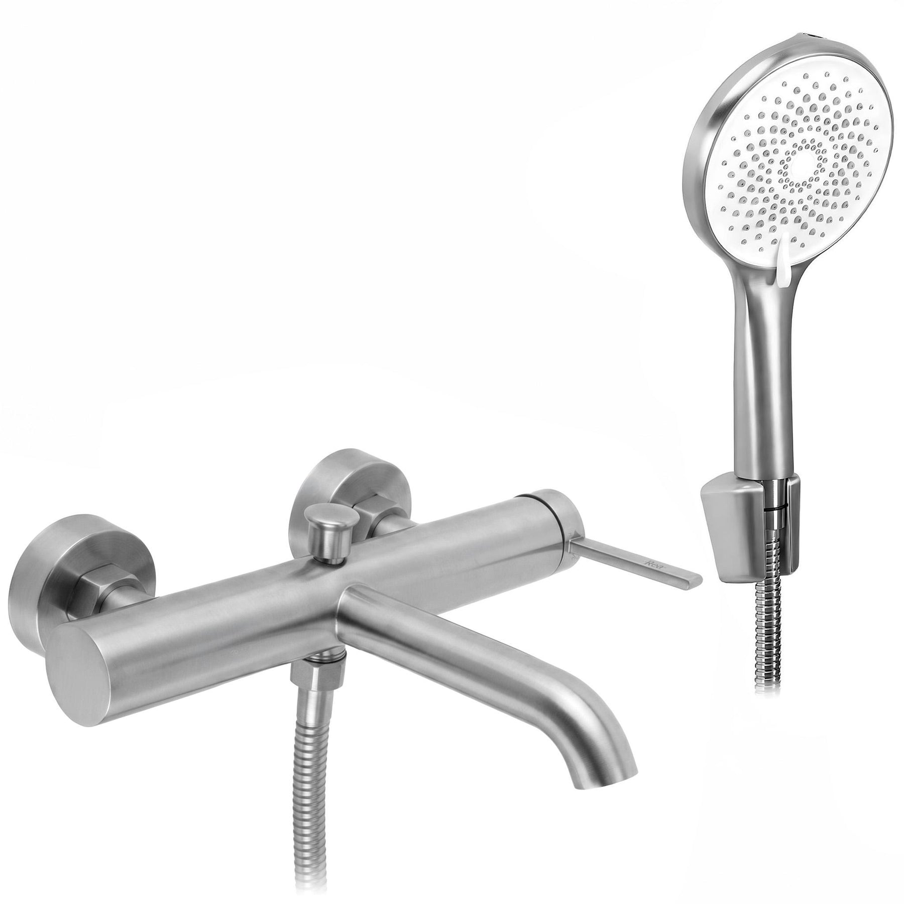 Fürdőkád csaptelep Rivo Brush Nickel