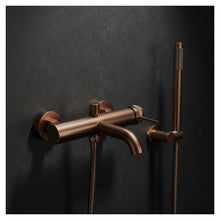 Fürdőkád csaptelep Rea Lungo Grip Brush Copper