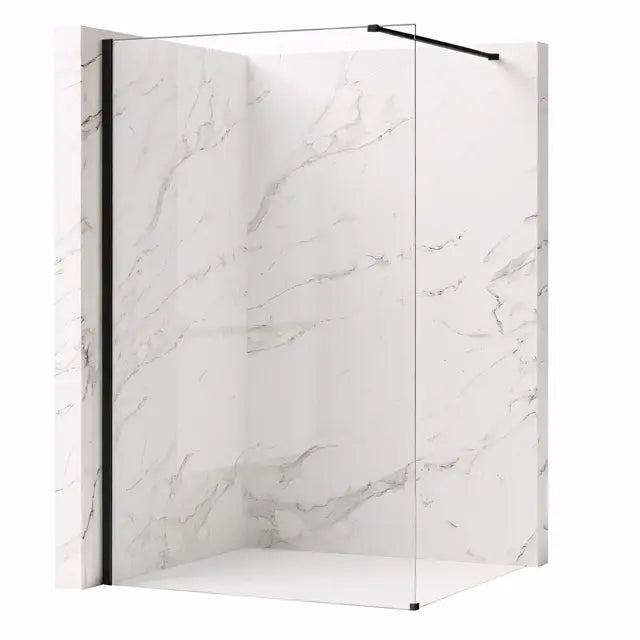 Zuhanyfal Rea Flexi Transparent / Black
