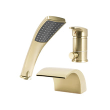 Fürdőkád csaptelepBrush Gold