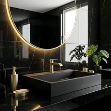 Konglomerátum mosdó GOYA BLACK MAT 60CM