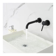 Falra szerelhető csaptelep Rea Lungo LONG black mat + box
